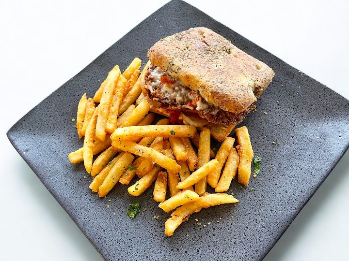 Eggplant Marinara Panini