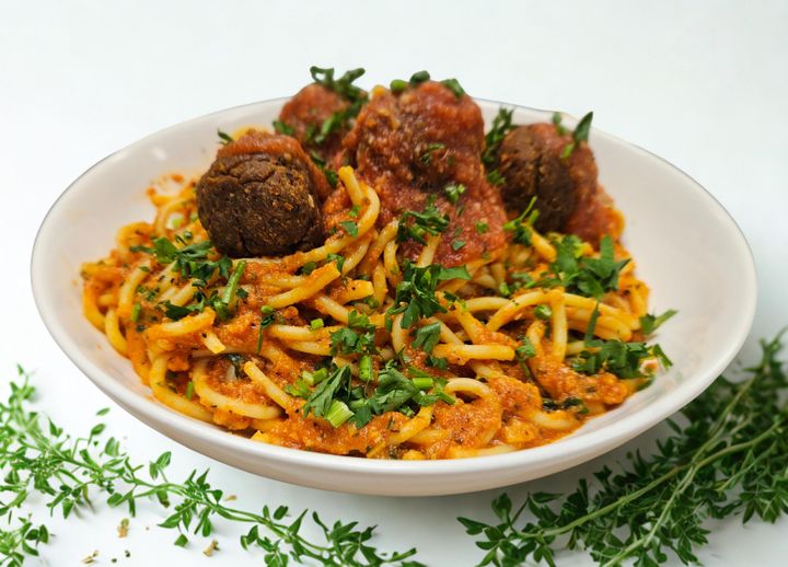Meatballs Marinara Spaghetti