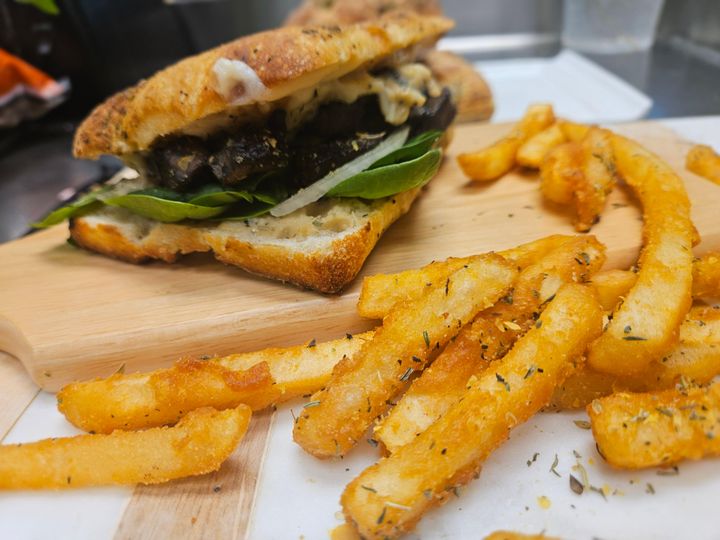 Mushroom Pesto Panini